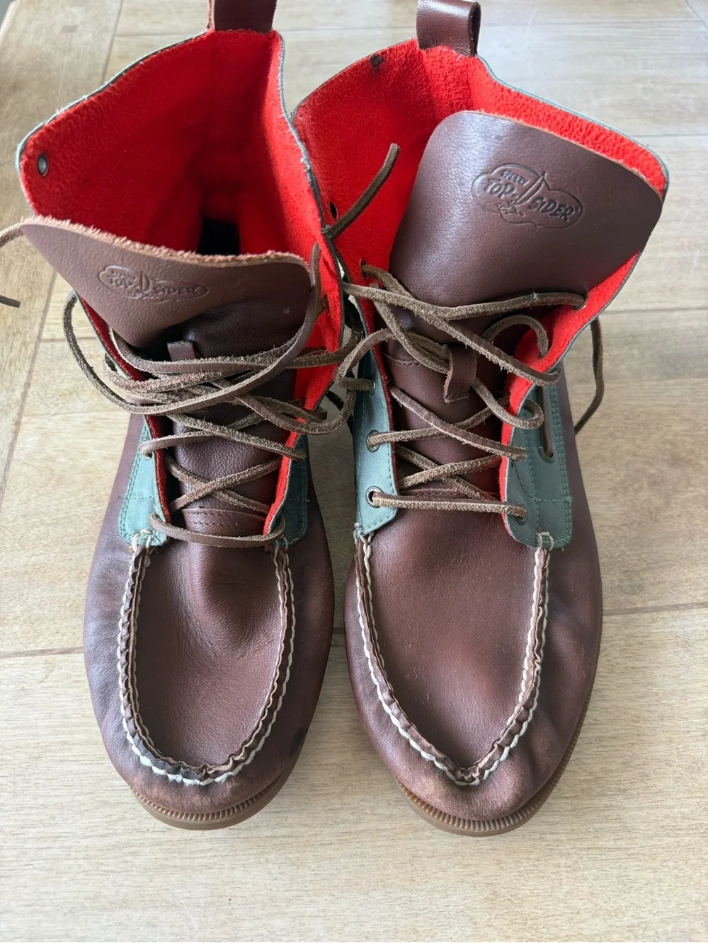 Vintage Sperry Top Sider Leather Boot